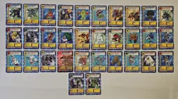 Digimon Mixed Lot 32 Vintage Trading Cards Bandai Upper Deck 1999 - Image 1