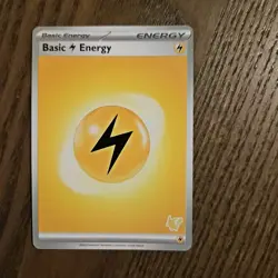 Pokemon Card Lightning Energy My First Battle Deck Pikachu Stamped Promo NM - Image 1