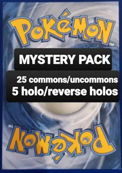 Pokemon Cards Mystery Pack! 30 Cards (includes rares) (Read Description) - Image 1