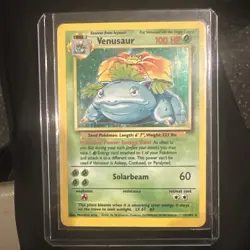 1999 Venusaur Holo Rare Base Set Unlimited Pokemon TCG Card - Image 1