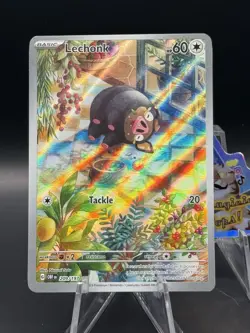 Pokemon Cards Lechonk 209/197 Illustration Rare Obsidian Flames - Image 1