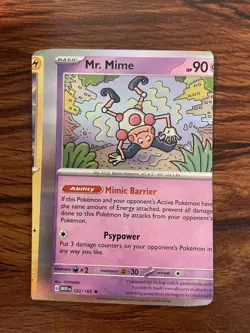 Pokemon 151 Holo 2 Miscut Misprint Error Cards Mr Mime & Beedrill - Image 3
