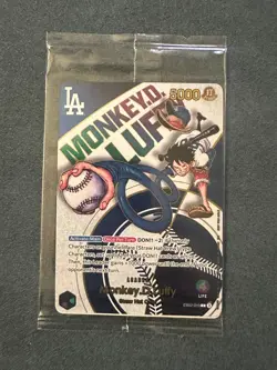 Monkey.D.Luffy (Dodgers x ONE PIECE) EB02-010 One Piece Promotion Cards... - Image 1