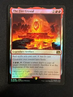 The Fire Crystal (FOIL) Final Fantasy - Magic the Gathering - Image 1