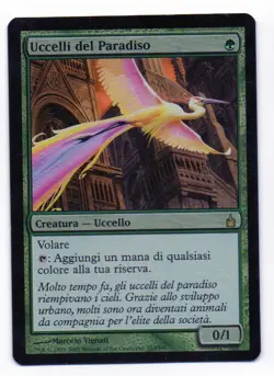 MtG FOIL Birds of Paradise Uccelli del Paradiso (Ravnica) - Image 1