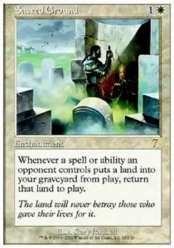 *MRM* FR/VF 2x Sol sacr? / Sacred Ground MTG 7ED - Image 1