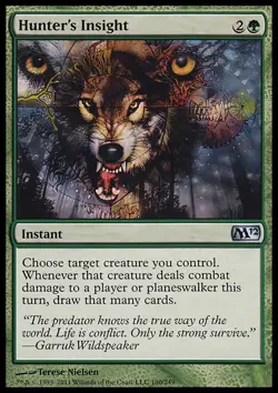 MTG HUNTER's INSIGHT FOIL INTUITO DEL CACCIATORE - Image 1
