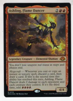 MTG Modern Horizons 3 Foil Mythic Card #115 Ashling, Flame Dancer - Image 1