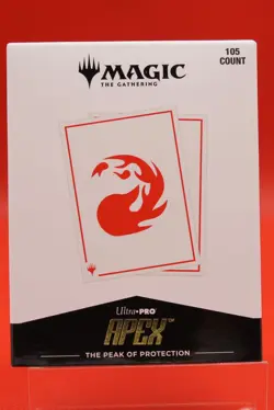 Ultra Pro APEX 105 MTG Standard Card Sleeves Mana 8 Mountain Red - Image 3