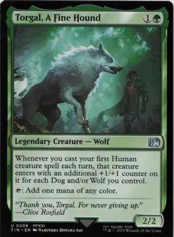 Torgal, A Fine Hound U FINAL FANTASY 208 NM - Image 1