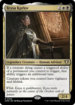MTG TEYSA KARLOV EXC - TEYSA KARLOV 359 - CMM - MAGIC - Image 1