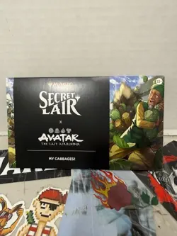 MTG Secret Lair FOIL Avatar: The Last Airbender My Cabbages! - Image 1