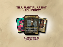Tifa, Martial Artist - Custom Magic: The Gathering Card - Image 1