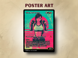 Tifa, Martial Artist - Custom Magic: The Gathering Card - Image 3
