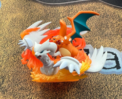 Pokemon Official Figure Lot of 2 - Reshiram Charizard and Silvally - Image 2