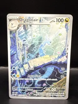 Pokemon 151 - Dragonair Scarlet and Violet 151 181/165 Illustration Rare Holo - Image 1
