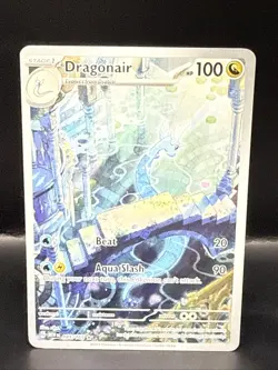Pokemon 151 - Dragonair Scarlet and Violet 151 181/165 Illustration Rare Holo - Image 3