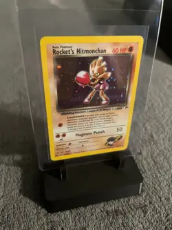 Pokemon Gym Heroes "Rocket's Hitmonchan" 11/132 / Holo Rare / Lightly Played - Image 1