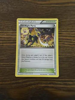 2016 Pokemon, XY BREAKpoint, #96/122 All-Night Party, Uncommon - Image 1