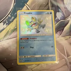 Pokemon TCG Froakie Hidden Fates SV11/SV94 Holo Shiny Holo Rare NM 2019 - Image 4