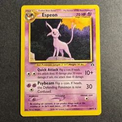 Espeon - 20/75 - Neo Discovery - Unlimited - Rare Holo - Pokemon - Played - Image 1