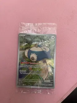 SEALED Pokemon Snorlax SVP 051 Scarlet & Violet 151 Holo Black Star Promo NM - Image 1
