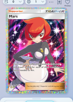Pokemon TCG POCKET - Mars Full Art 2?, Space-time Smackdown, English - Image 1