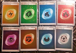 Pokemon 151 Basic Energy COSMOS VARIANT HOLO Full Set Of (8) SVE 001-008 NM/MINT - Image 1