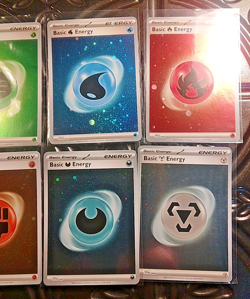 Pokemon 151 Basic Energy COSMOS VARIANT HOLO Full Set Of (8) SVE 001-008 NM/MINT - Image 5