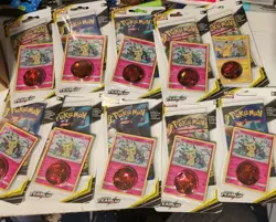 Pokemon TCG Pikachu SM162 SM163 Mimikyu Team Up Holo Blister Sealed 10 Packs - Image 2