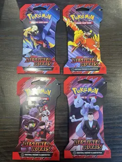 Pokemon Destined Rivals Booster Pack Art Set (Set of 4) - Image 2