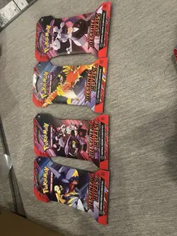 Pokemon Destined Rivals Booster Pack Art Set (Set of 4) - Image 3