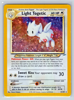 Light Togetic #15/105 - Neo Destiny - Holo Rare - MP Moderately Played - Pokemon - Image 1