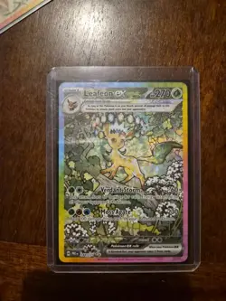 Pokemon TCG Leafeon EX Sir 144/131 PSA 10 Worthy Prismatic Evolutions English - Image 4