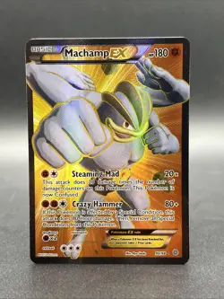 Machamp EX 90/98 XY Ancient Origins Full Art Holo LP Pokemon TCG - Image 1