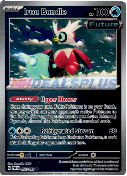 NM Pokemon Paradox Rift Iron Bundle Reverse Holo 056 - Image 1