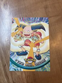 Topps Pokemon Series 3 Mr Mime 122 Non Holo Tv Animation Edition -Mint! Sharp! - Image 1