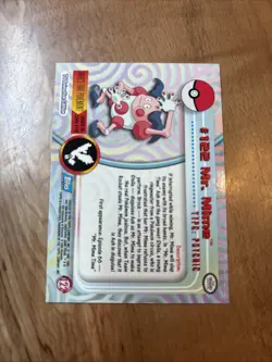 Topps Pokemon Series 3 Mr Mime 122 Non Holo Tv Animation Edition -Mint! Sharp! - Image 2