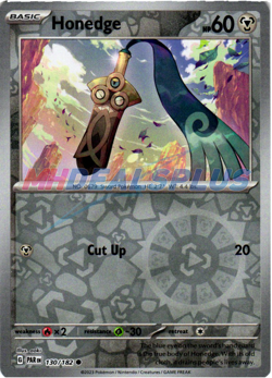 NM Pokemon Paradox Rift Honedge Reverse Holo 130 - Image 1