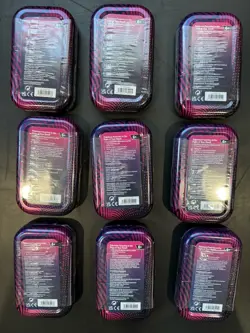 18 packs Pokemon Mega Evolution Mini Tins Sealed Venusaur Gardnevoir Lucario - Image 2