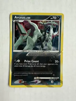 Arceus AR1 Holo Rare Platinum Arceus Pokemon 568 - LP Vintage Rare - Image 1
