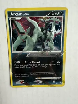 Arceus AR1 Holo Rare Platinum Arceus Pokemon 568 - LP Vintage Rare - Image 3
