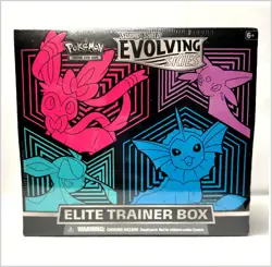 Pokemon TCG Sword and Shield Evolving Skies ETB Elite Trainer Box Factory SEALED - Image 1