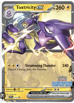 3 X Pokemon TCG: SVP213, SVP214 & SVP215 - Illustration Contest 2024 Promos - - Image 2