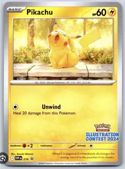 3 X Pokemon TCG: SVP213, SVP214 & SVP215 - Illustration Contest 2024 Promos - - Image 3