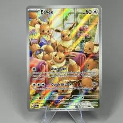 Pokemon TCG Eevee 188/167 Twilight Masquerade IR Holo M/NM - Image 1