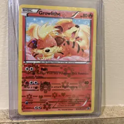 Growlithe RC4/RC25 Holo Legendary Treasures Radiant Collection Pokemon LP+ 2013 - Image 1