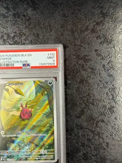 2025 POKEMON BLACK BOLT EN VENIPEDE ILLUSTRATION RARE #132 MINT ?? PSA 9 - Image 2