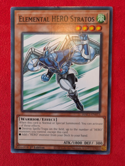 Yugioh Elemental HERO Stratos HAC1-EN015 Common 1st Edition - Image 1