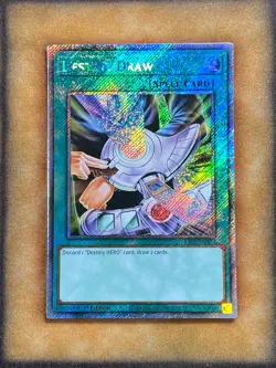 Yugioh Destiny Draw RA03-EN173 Platinum Secret Rare 1st Ed NM - Image 1